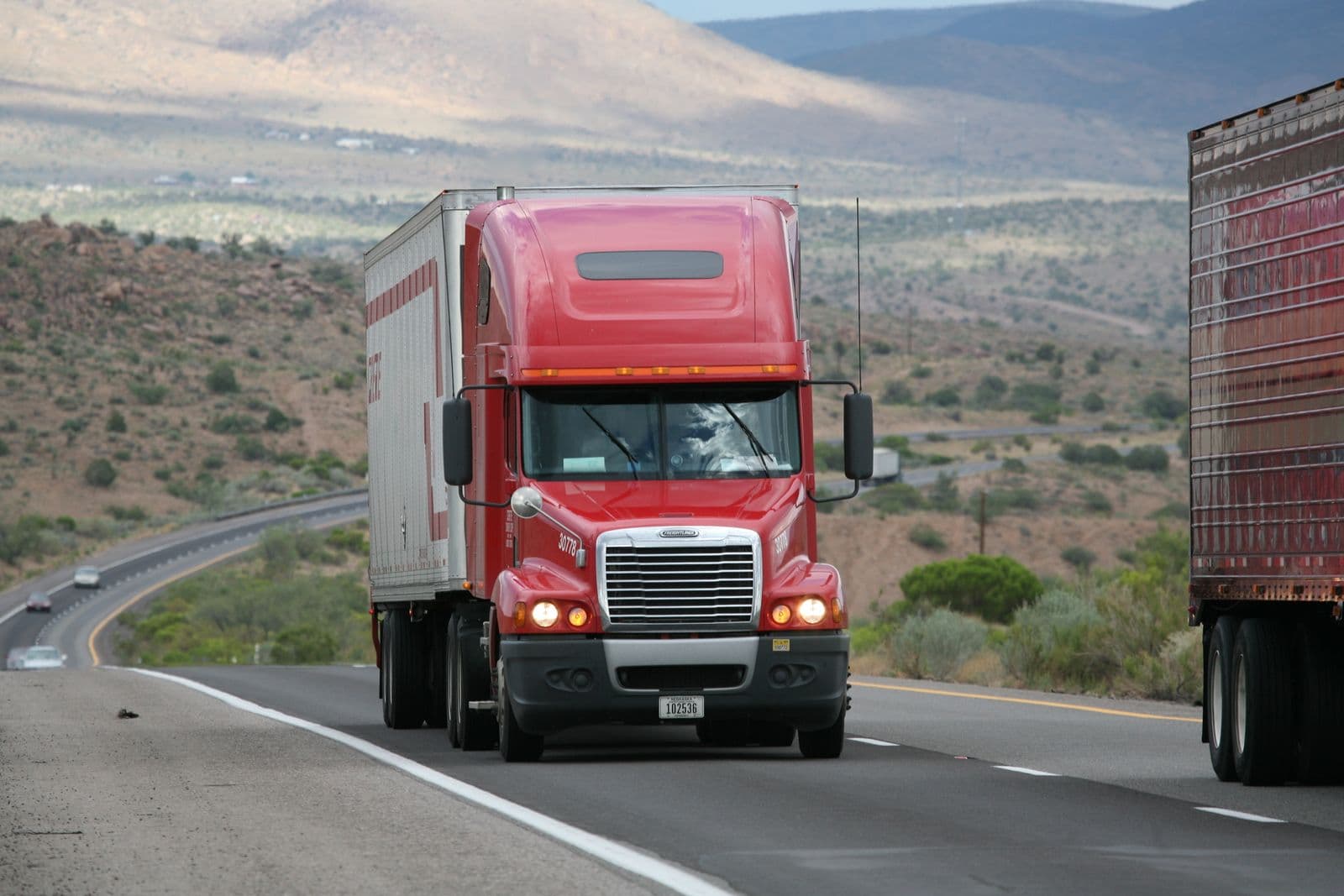 Camion sur route